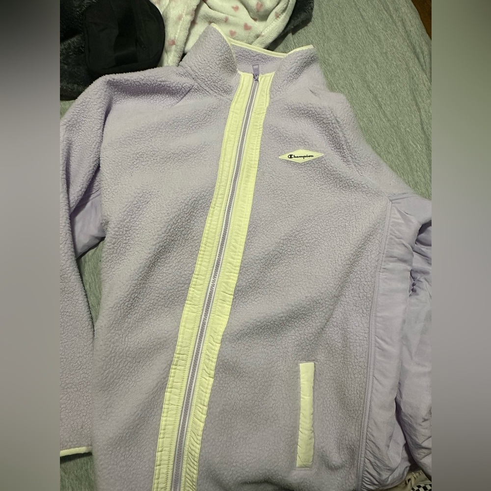 Champion sweater long sleeve fuzzy